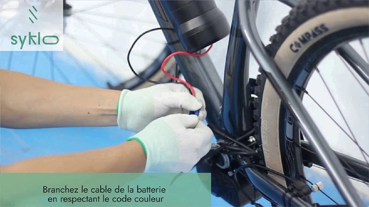 TUTO TSDZ2 cable batterie code couleur