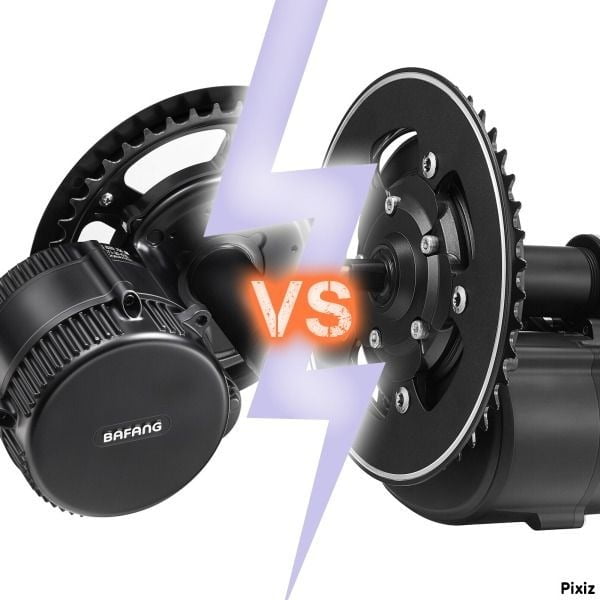 Comparatif Bafang BBS01 vs TSDZ2 250w : moteur pédalier kit vélo électrique (2025)