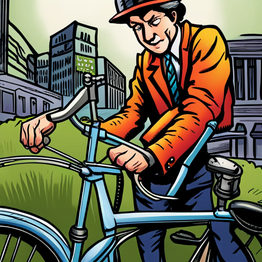 a character performing mechanical maintenance 2