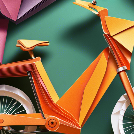 vélo électrique origami orange