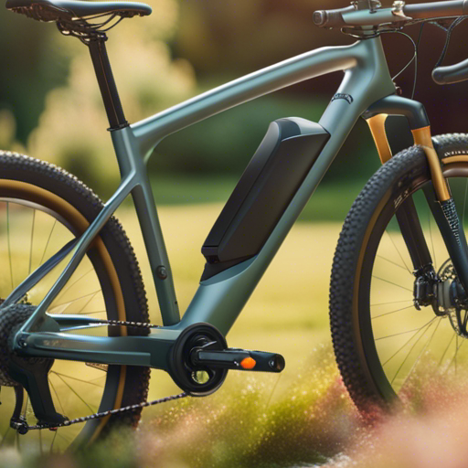 green electric gravel bike