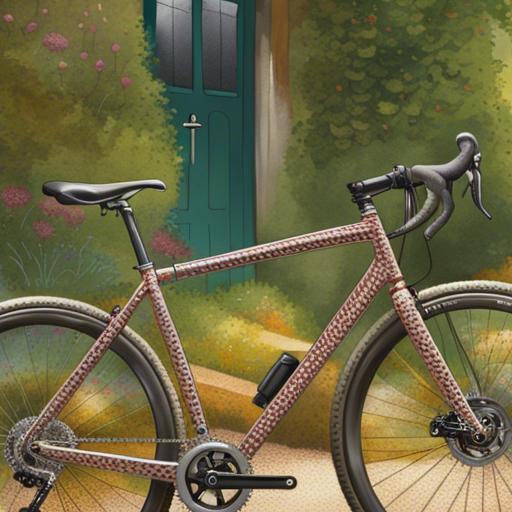beige electric gravel bike