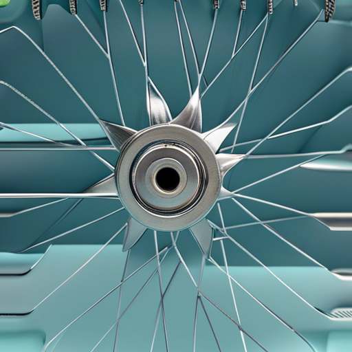 zoom roue vélo moyeux intégrées