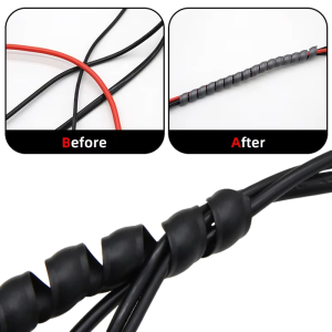 Gaine range cable spirale